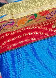 Elegant Blue Saree