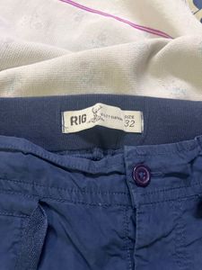 Blue Capri Pants