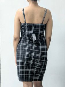 Checkered Bodycon Dress