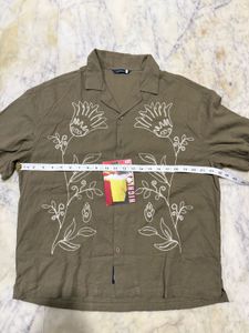 Floral Embroidered Shirt