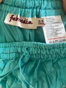Fabindia Yellow Dress (3-4 Yrs)