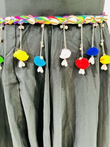 Handmade Pom-pom Navratri Bel