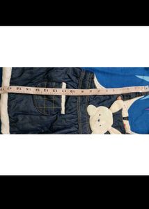 Cute Bunny Denim Dress for winters