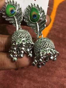Beautiful Oxidised Earrings