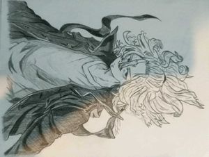 Manga Art Sketch of mikey