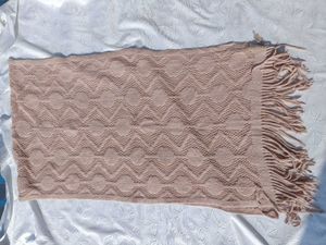 Y2k Cozy Knit Scarf with Fringe