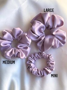 Satin scrunchies -  Different Colors And Size Available