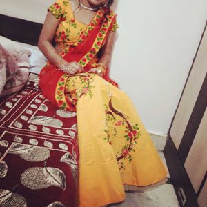 Floral Lehenga Choli Set