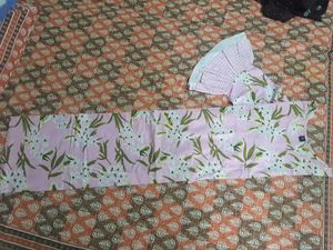 floral 3/4th umbrella sleeves kurti