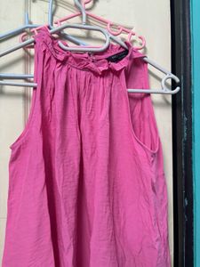 Pink Sleeveless Top