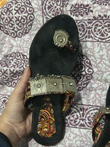 Ethnic Toe Ring Sandals