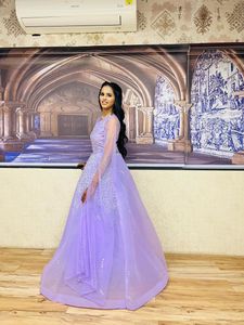 Lavender Full Flare Wedding Gown 💜
