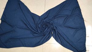 Shimmer Navy Blue Scarf/Hijab