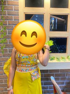 Charming Yellow Ethnic Dress Haldi
