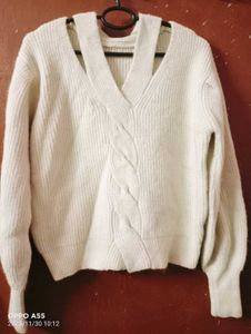 Black and white Cardigan Sweater