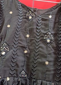 Black Sequence Gown
