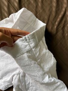 White Eyelet Shorts