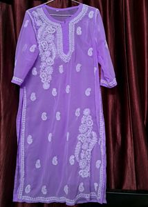 Brand New Chikankari Kurti With Inner