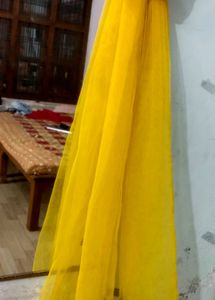 Yellow Embroidered Anarkali Dress