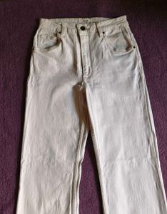 White Flare Jeans