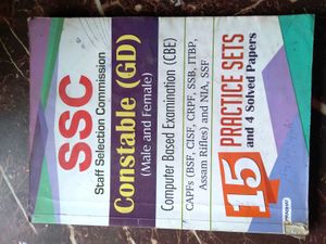 Ssc GD Practice Sets And 4 Solved Papers