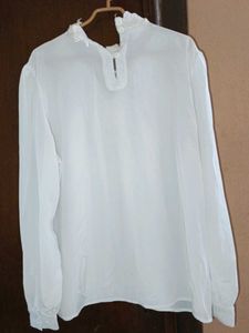 Vintage White Lace Blouse