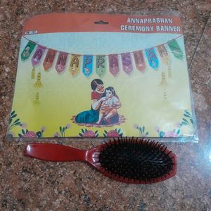Annaprasan Ceremony With Hair Brush
