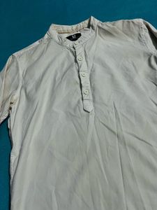 White Casual Shirt ,size:S Or 38