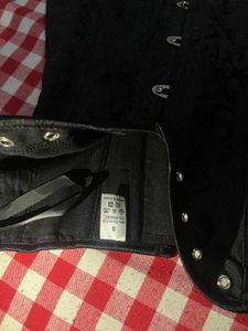 Elegant Black Corset Top