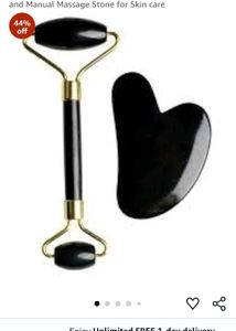 Black Jade Roller For De-Puffing