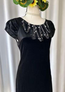 Korean Velvet Dress