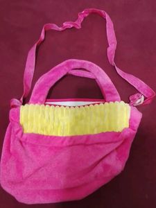 Cute Plush Flower sling Bag