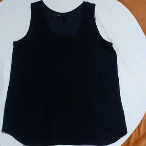 Mango Suit Black Sleeveless Top