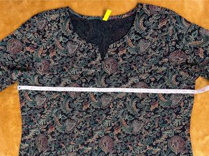 Black Printed Kurta
