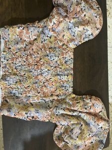Floral Puff Sleeve Crop Top | Ruched &amp; Smocked