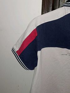 Audi Color Block Polo Shirt - Y2K Style