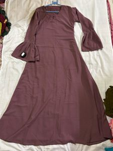 Elegant Bell Sleeve Abaya