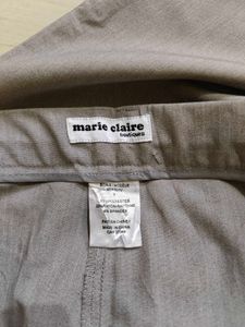 Wide Leg Grey Trouser