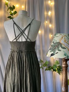 Olive Green Midi Dress