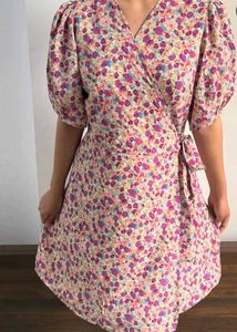 Floral Wrap Dress
