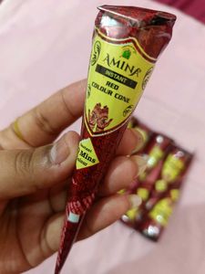 Amina Red Henna Cones (10 pack)