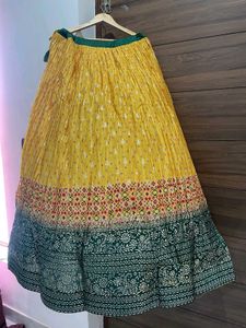 🔥 Haldi-Mahendi Designer Lahenga 🔥