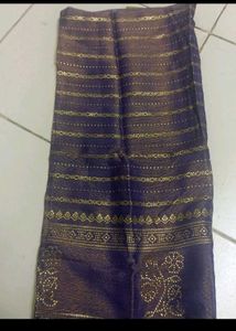 New Saree With Unstitched Blouse