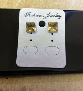 Square Stud Earrings