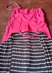 Pink Wide Leg Pants