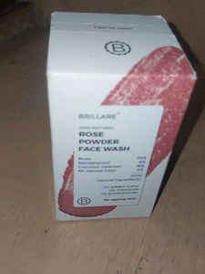 BRILLARE 100% Natural Rose Powder Face Wash