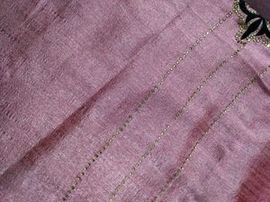 Pink Embellished Saree