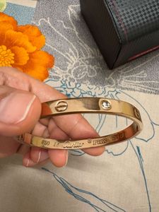 Cartier Dupe Bracelet Rose Gold Stainless Steel