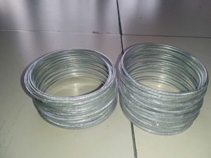 Silver Bangles - Set of 2 Stacks