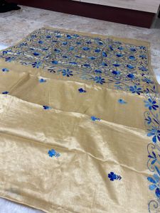 Kantha Stitch Saree